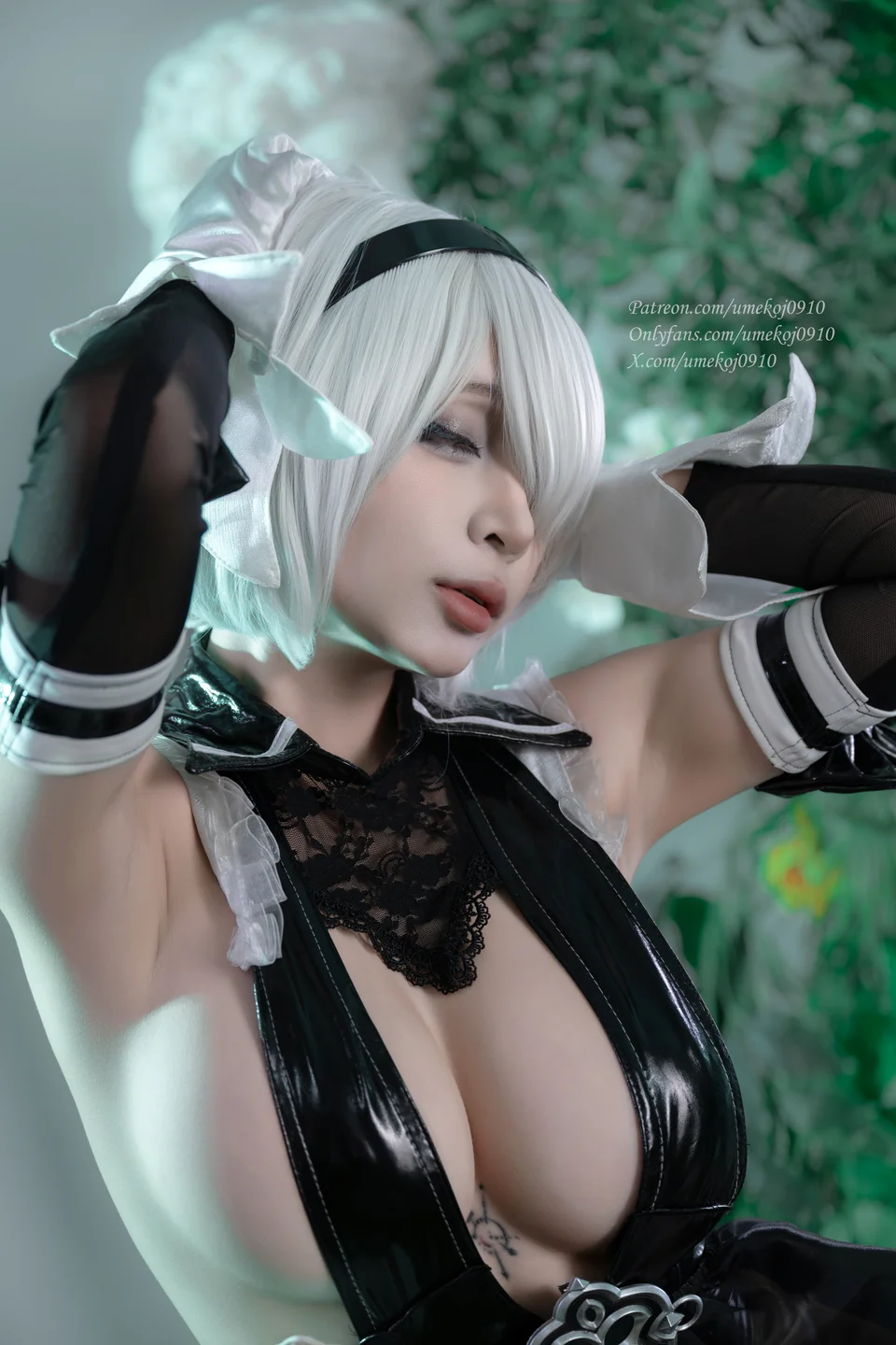 Umeko_J - Eve 2B Dress – Stellar Blade [107P,11V-2.05GB] tg@simisebaisi 【丝足阁】016.webp